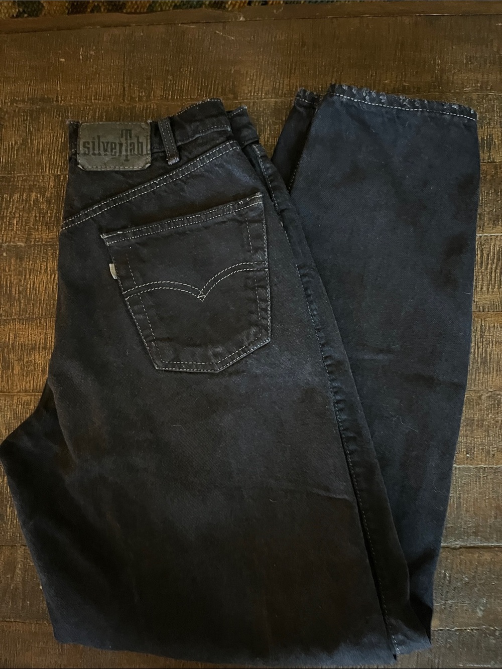 Vintage Silver Tab Levi’s Jeans  Black Relaxed Fit Denim